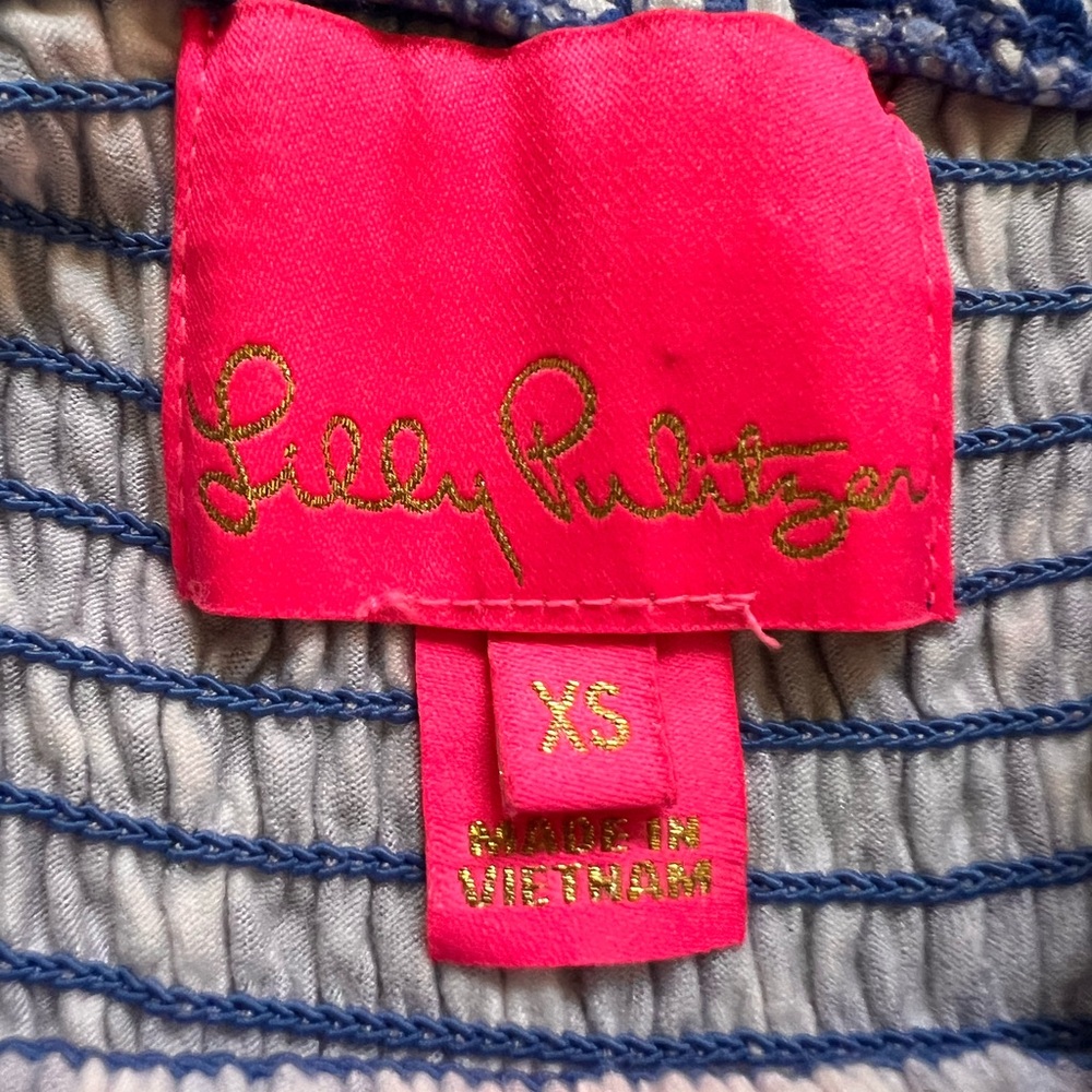 Lilly Pulitzer Rivera Romper – Flocking Fabulous – Size XS – $168 Retail - Picture 5 of 9